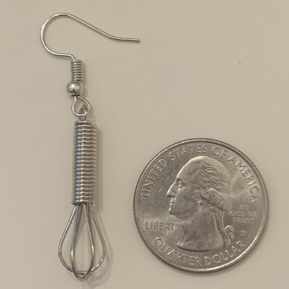 Whisk Earring, Cooking Earring, Baking Earring, Gift Idea, Chef Earring, Food - Picture 2 of 4